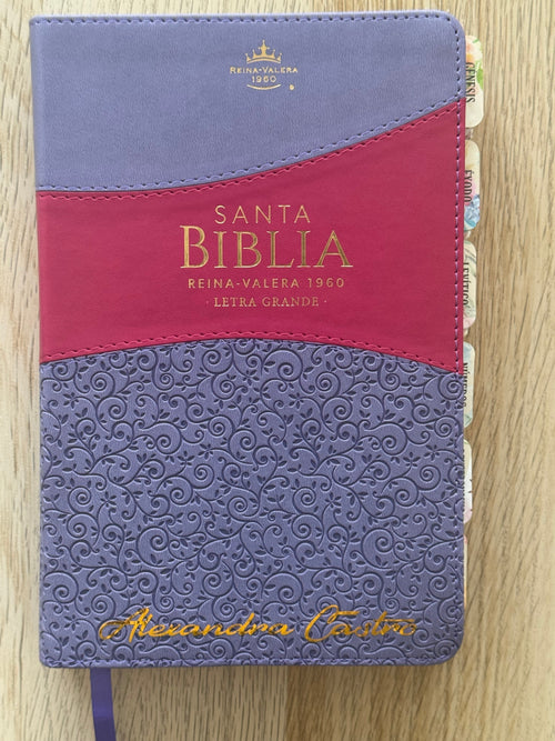 Biblia Personalizada nombre y indice