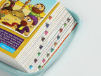 Biblia RVR60 Mi gran viaje bolsillo i/piel Turquesa Globos cierre e índice